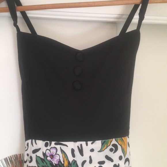 Colorful A Line Floral Print Summer Dress - Picture 3 of 6